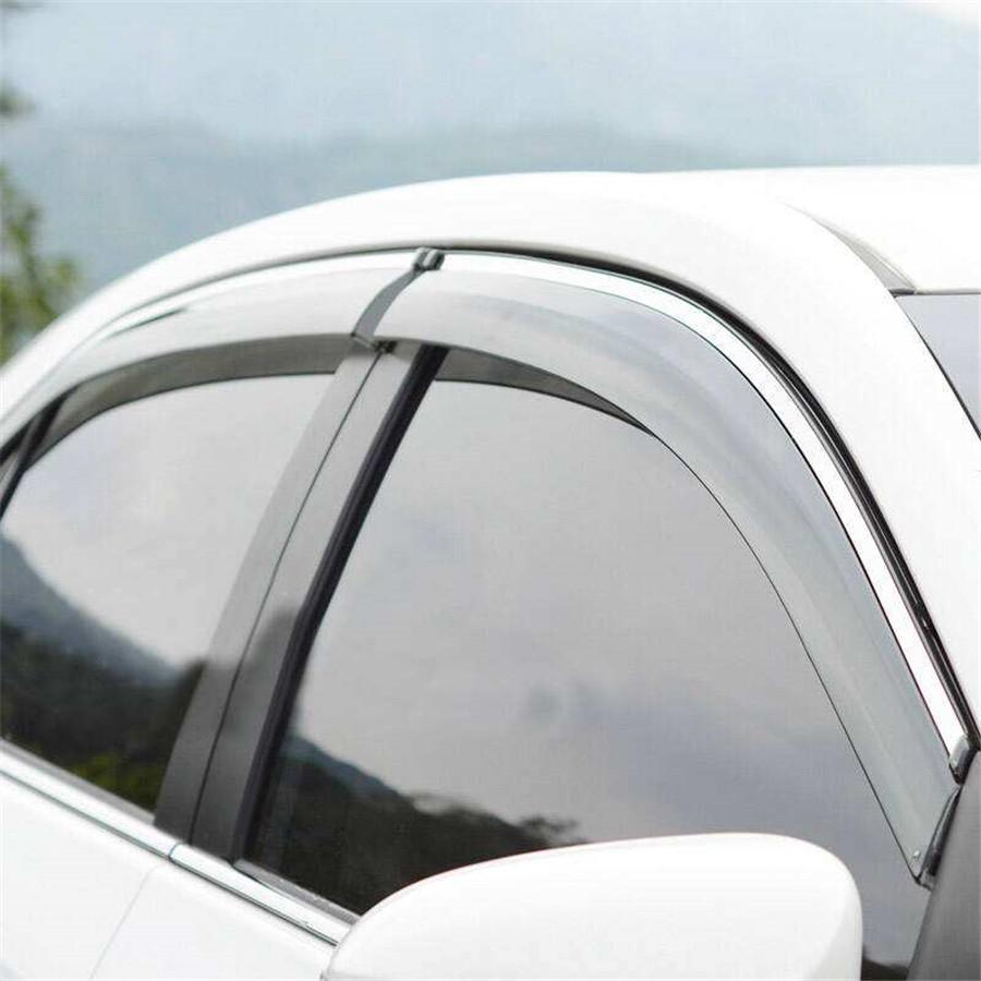 12 шт./лот Универсальные дефлекторы ветра/дождя в канал, монтажные зажимы, запасные части, клипса-дождевик