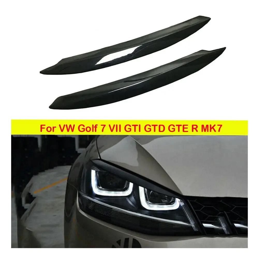 Накладки на веки фар для Volkswagen Golf 7 7.5 VII GTD R MK7 MK 7.5 2011-2015, привлекательные наклейки