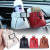 Car Air Outlet Storage Bag Automatic Air Vent Hanging Multifunctional Storage Holder Portable Leather Item Organizer Storage Bag