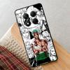 One Piece Comic Zoro Case for Xiaomi Redmi Note 7 8 12s 9 10 11 12 Pro 11s 9S 10S 13 14 Pro Plus Black Soft Phone Cover