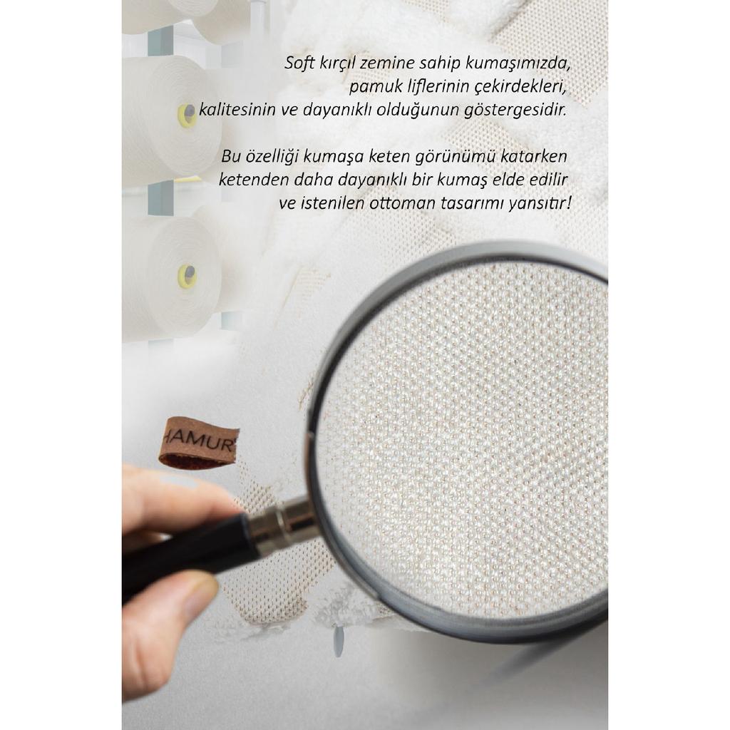 Bohemian Special Design Punch Pattern Decorative Throw Pillow Cover Mila Ecru