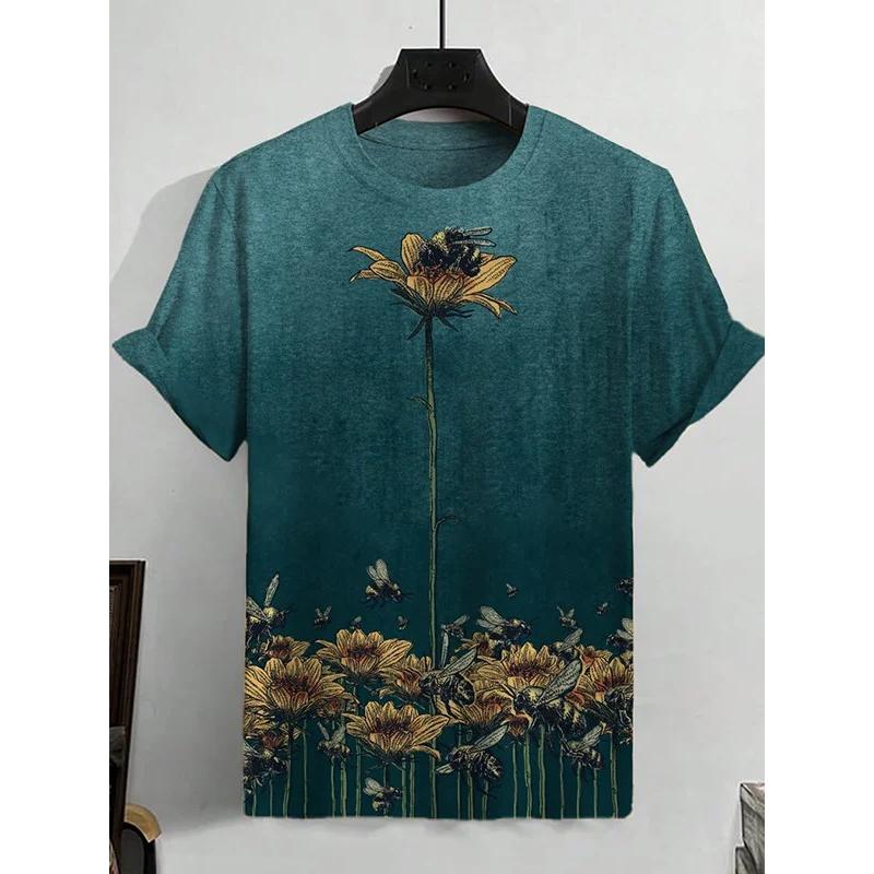 Мужская футболка с забавным принтом животных, футболки с короткими рукавами, топы с 3D-принтами, рубашки с круглым вырезом, повседневная летняя одежда 2025 года для мужчин