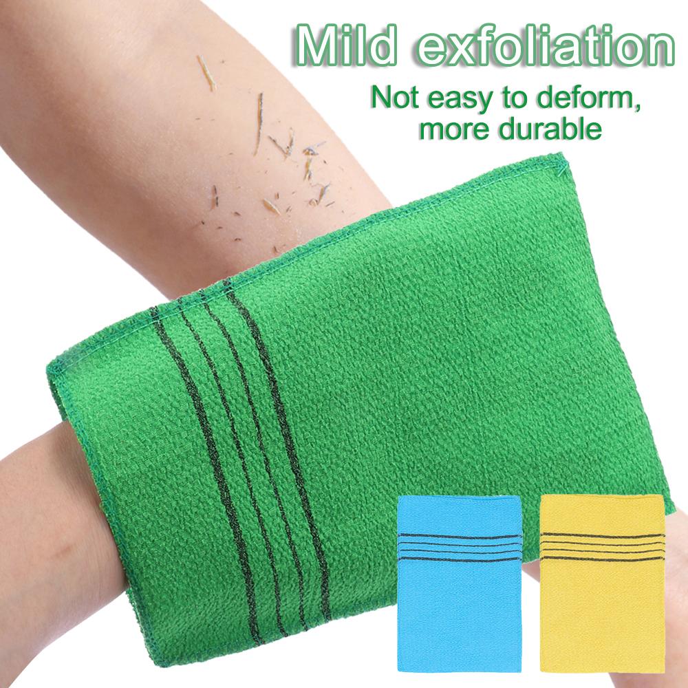 Skin Portable Cleaner Viscose Fiber Shower Scrubber Washcloth Exfoliating Bath Towel Bath Glove