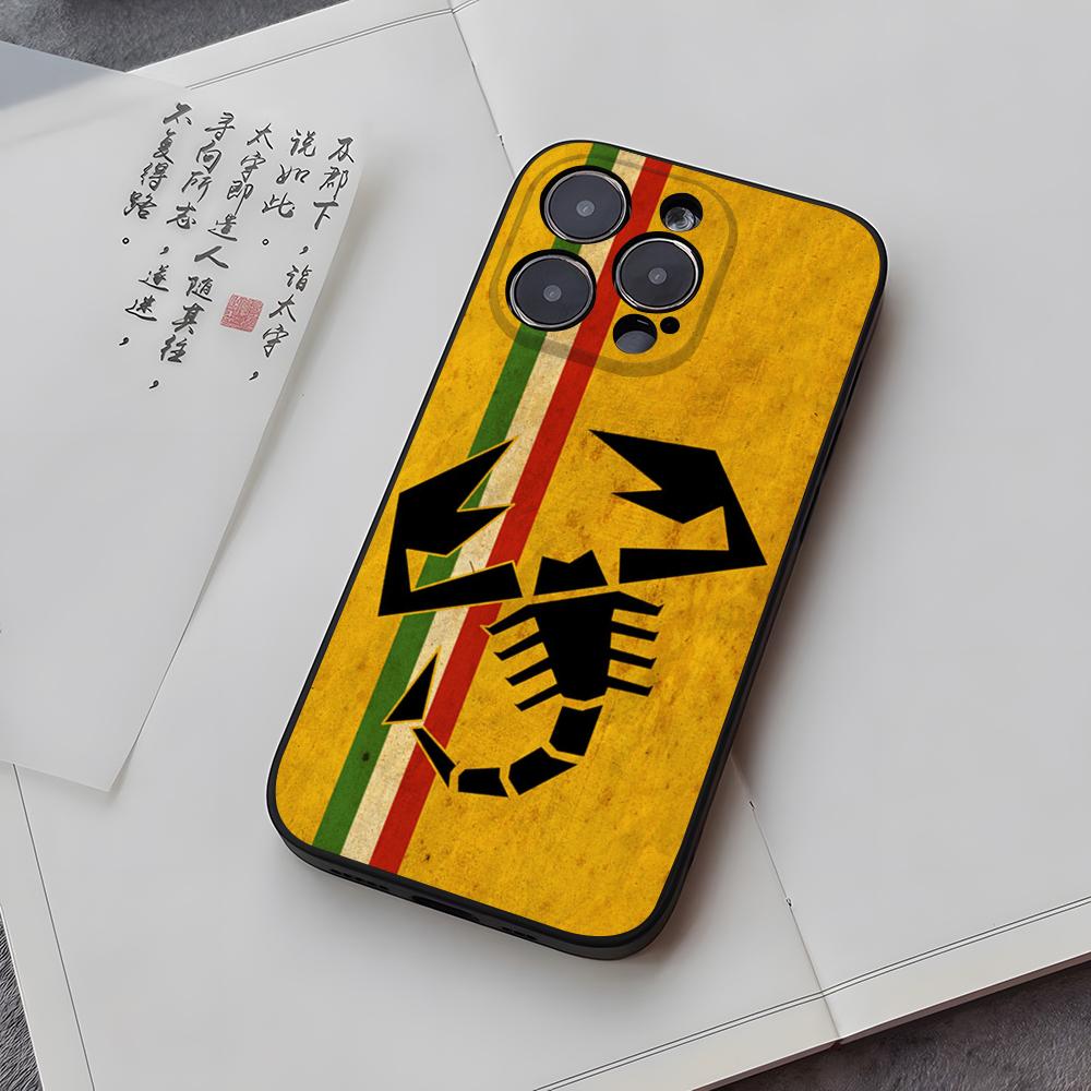 ABARTH Италия Чехол для телефона автомобиля Funda для iphone 14 13 16 11 15ProMax 12 Pro Max Mini Xr Xs X 7 Plus Чехлы