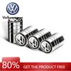 Для VOLKSWAGEN VW Колпачки на ниппель шин автомобиля Металлический колпачок с эмблемой Кейс-футляр Для для VW Volkswagen Golf Polo Passat Touran аксессуары Авто стайлинг
