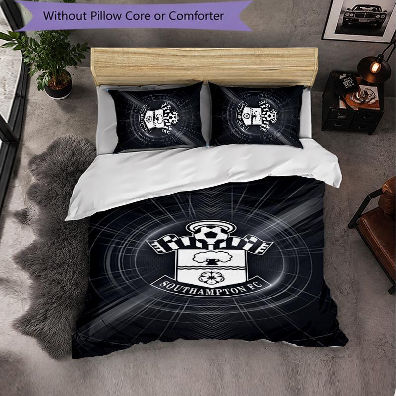 Southampton Themed Bedding 3Pcs Duvet Cover Set Decorative Bed Linen For Teen Room Home Decoration