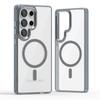 Роскошный прозрачный акриловый чехол для MagSafe беспроводной зарядки для Samsung Galaxy S25 S24 Ultra FE A56 A36 A16 A15 A35 A55 Магнитная крышка