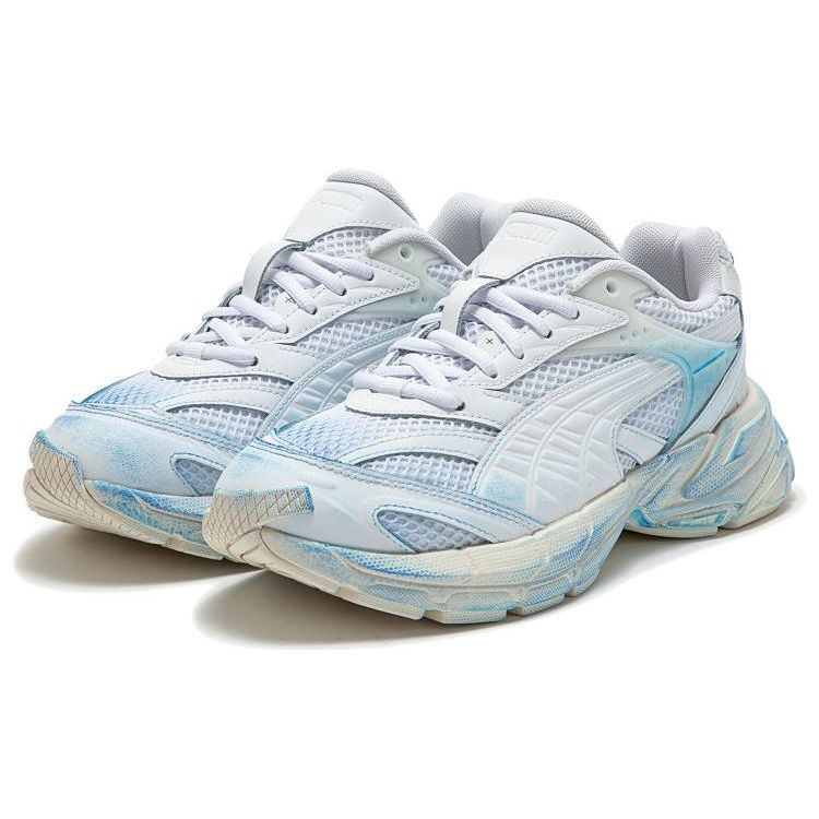 Puma Кроссовки Velophasis Overdye Unisex Белые Pristine 391966-01