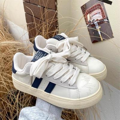 Весенние новые мятно-зеленые кеды женские нишевые ретро повседневные кроссовки на платформе в том же стиле