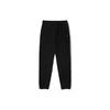 Side Letter Splicing Knitted Sports Casual Pants Men Bottoms Black VN0A4USABLK