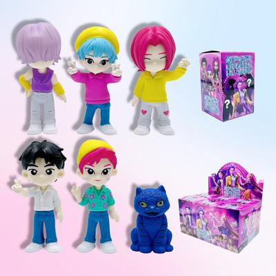 6 шт./набор K-pop Фигурка Охотников на демонов Версия Q Фигурки Huntrix Фигурка Охотников на демонов Игрушка Дерпис Тигр Итальянский Маразм Украшение