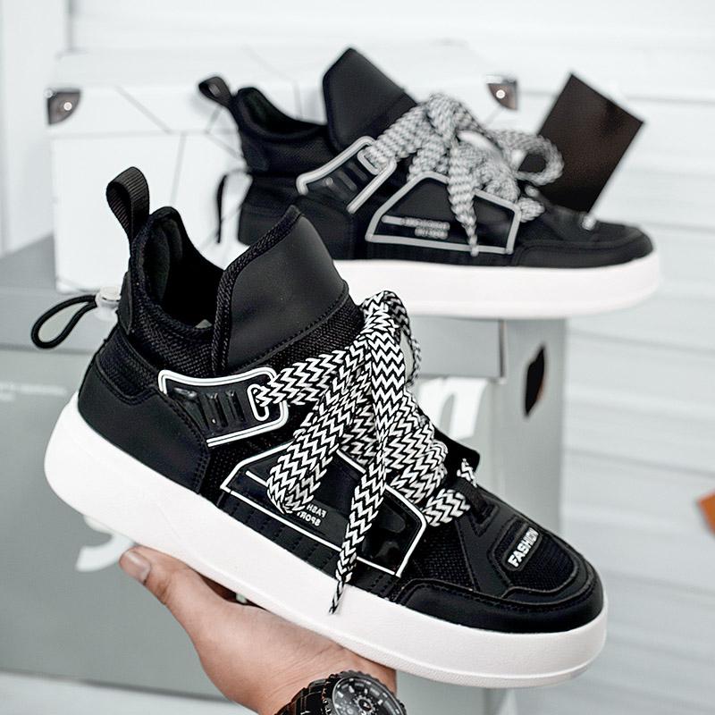 2024 Вулканизированные кроссовки Мужские Зеленые Повседневные туфли для мужчин Новые Плоские Уличный стиль Ходьба Белые кроссовки Мужские Удобная обувь Мужская Весна