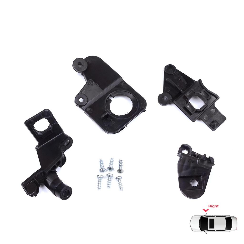 BHL576-2 Комплект кронштейнов для крепления фары, правая сторона для Citroen C5 MK2 MK3 RD TD RW X7 2008-2017 6212F1
