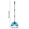 Adjustable Handle Hand Push Sweeper Stainless Steel Handle Carpet Sweeper  Loose Debris