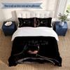 Batman 3‑Piece Bedding Set Soft Microfiber Duvet Cover Pillowcases Comfortable Bed Linen for Bedroom Decoration