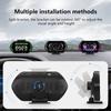 4,5-дюймовый автомобильный OBD2 HUD GPS-дисплей с ЖК-дисплеем, детектор наклона, измеритель наклона