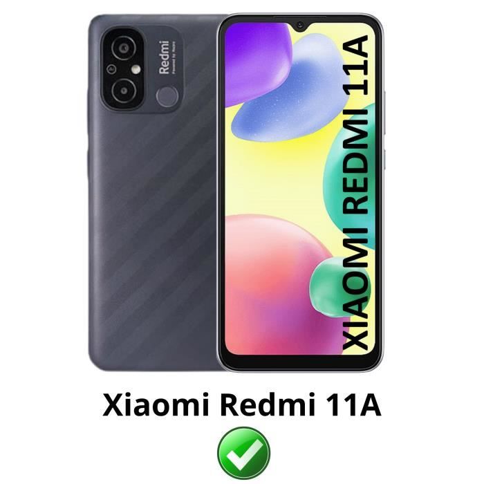 Закаленное стекло для Xiaomi Redmi 11A [Упаковка 2 шт.] Защитная пленка для экрана Phonillico®