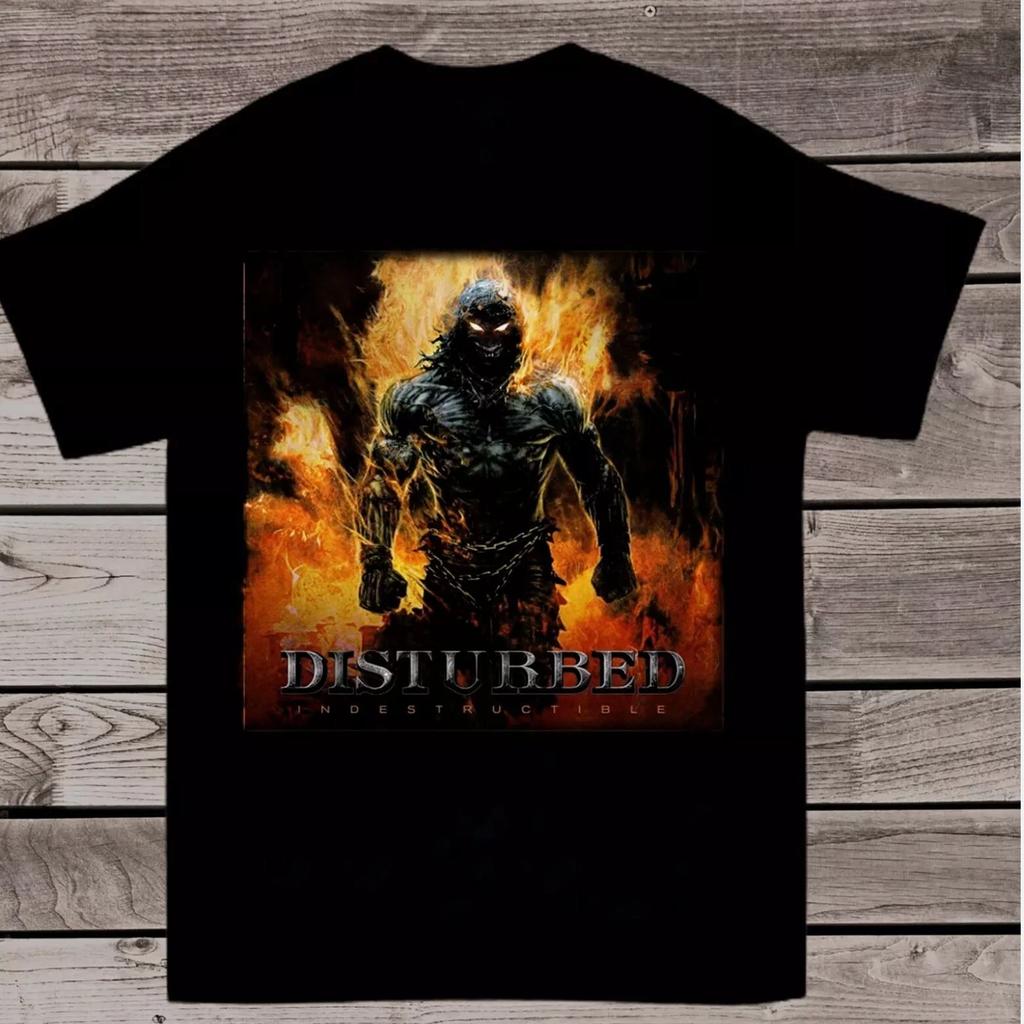 Новая футболка Disturbed Хлопок Черный Все Размеры Подарок для Фаната