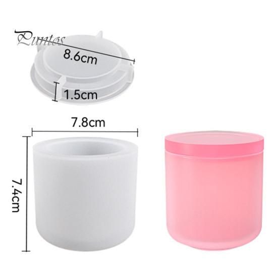 4 комплекта силиконовых форм с крышкой, форма для литья бетона, гладкие полосы, антипригарное покрытие, сделай сам, форма для хранения ювелирных изделий из эпоксидной смолы