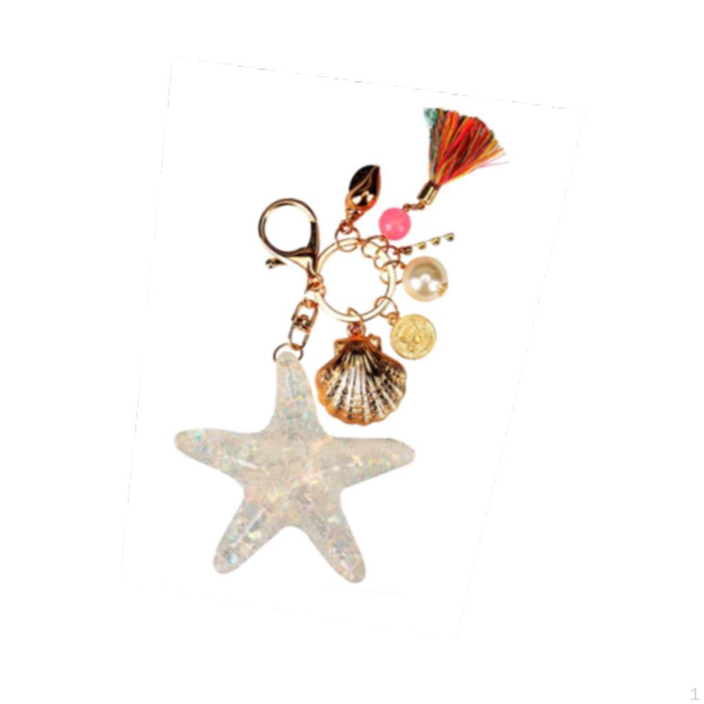 Starfish Keychain Gift To Friends Handbag Charm for Backpack Bag Decoration