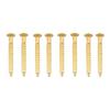 Musiclily 5x45mm Neck Plate Screws, Gold (8 Pieces)