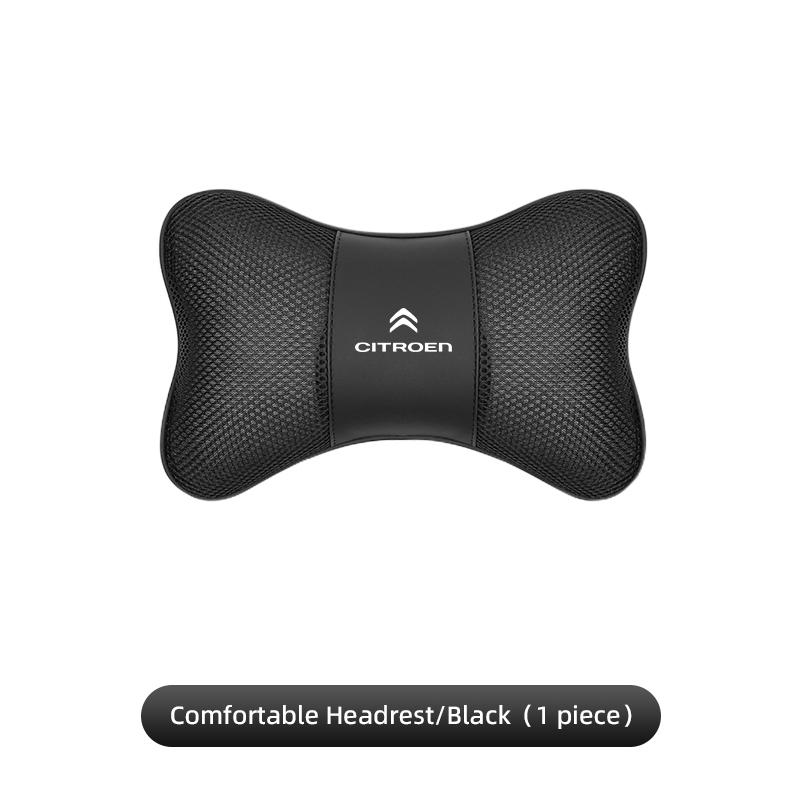Ice Silk Breathable Car Seat Headrest Neck Pillow For Citroen C3 C5 C5X C4 e-C4 X e-C3 C-Elysee Berlingo C1 C-Crosser C6 C2