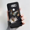 For LG V30 Case H930 H931 LGV30 V30 Plus V30S V35 ThinQ LM-V350 Soft Cover Luxury Fashion Flower Butterfly Black Silicone Casing