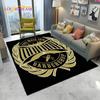 Вывеска для парикмахерской, 3D череп, винтажный HD ковер, ковер для дома, гостиной, спальни, дивана, коврик для двери, декор, детский коврик, нескользящий напольный коврик