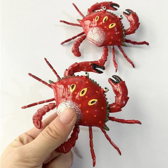 Yousheng Имитация краба Магнит на холодильник Подвижные соединения Реалистичный домашний офис Кухня Шкафчик холодильник Магнит 3D Краб Украшение Орнамент