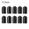 10pcs Slip-on Tip Cover Protective Case Billiards Pool Cue  Indoor Club Pub Family Game
