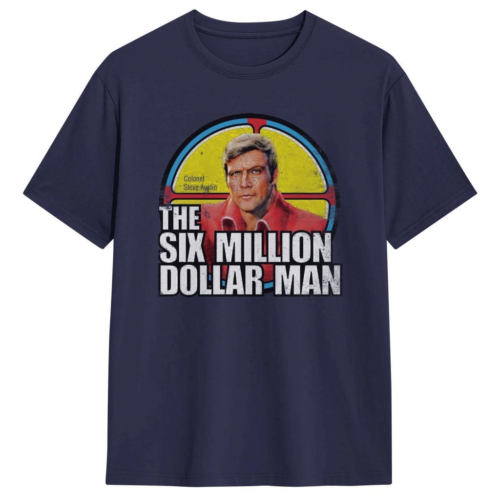 Six Million Dollar Unisex Tv T Shirt Summer Cotton TShirts For Unisex Popular Casual Tshirt Short Sleeve Vintage Tops