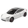 Tesla Model 3 1:24 Scale Diecast Metal Alloy Pull-Back Car Model - White
