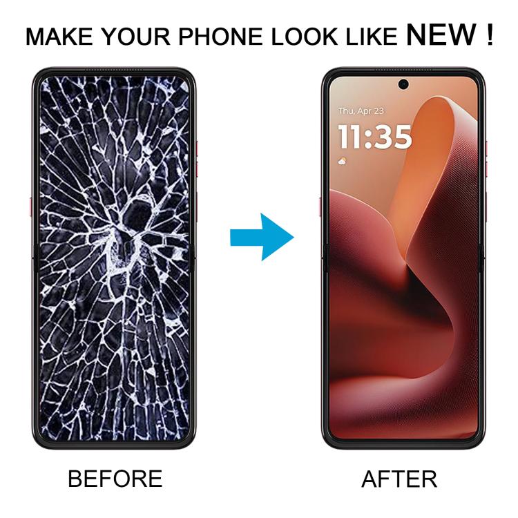 Для Motorola Razr 60 Ultra / Razr Ultra 2025 AMOLED Материал Оригинальный ЖК-экран с дигитайзером Полная сборка