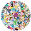 100 Ins Small Size 4Cm Graffiti Stickers Cartoon Hand-Painted Stickers Waterproof Decoration