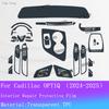 For Cadillac OPTIQ 2024 2025 Car Full set Panel Film Dashboard GPS Screen Protective Sticker Interior Anti-Scratch TPU Film