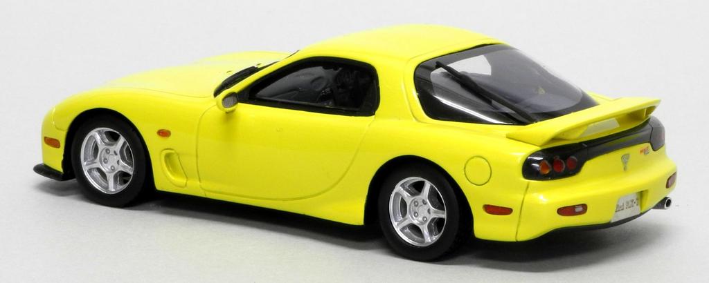 Hi Story MAZDA Infini TYPE R Competition Yellow Mica Finished Product 1/43 RX-7 (1991)