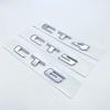 3D ABS Black Silver Letters Numbers Logo Stickers For Cadillac CT4 CT5 CT6 Car Rear Trunk Emblem Accessories