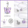 100% 925 Silver Fantasy Flying Dragon Mysterious Butterfly Charms Pendants Fit Qikaola Original Bracelets DIY Jewelry