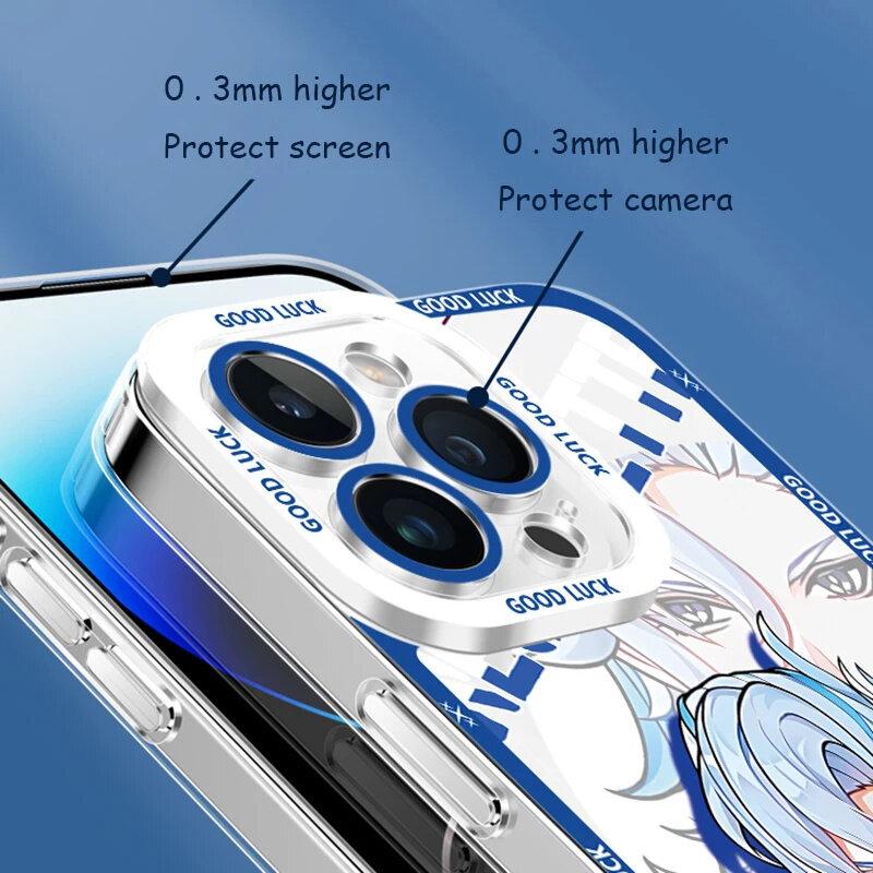 Чехол для телефона Genshin Impact для Samsung S25 S24 S20 S21 S22 S23 Plus Ultra S20 S21 S23 FE A16 Странник Невлетт Фурина