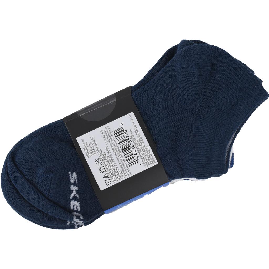 Skechers Boys 6pk Non Terry Low Cut, for Boy blue Socks