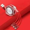 3 в 1 выдвижной USB-кабель типа C Micro USB для зарядки мобильного телефона, кабель для зарядки мобильного телефона, кабель для быстрой зарядки длиной 1 м