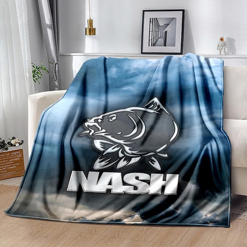 1pc Blanket Nash Tackle1 Print Design, Lightweight Blanket for Sofa, Bed- Soft &Warm, Gift for All Seasons like Christmas, Halloween