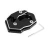 ACROPIX Motorcycle Kickstand Side Stand Extension Pad CNC Aluminum Alloy Compatible with Kawasaki Z900RS Black 1pcs