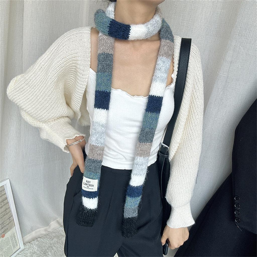 Fashion Skinny Scarf Party Travel Neckerchief Unisex Trendy Scarf Simple Street for Casual or Travel Outfits