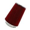 1 шт. КРАСНЫЙ 4 дюйма 4" Вход 102 мм Конусный фильтр холодного впуска TRUCK FILTER Для GMC Конусный воздушный фильтр Автомобильные аксессуары