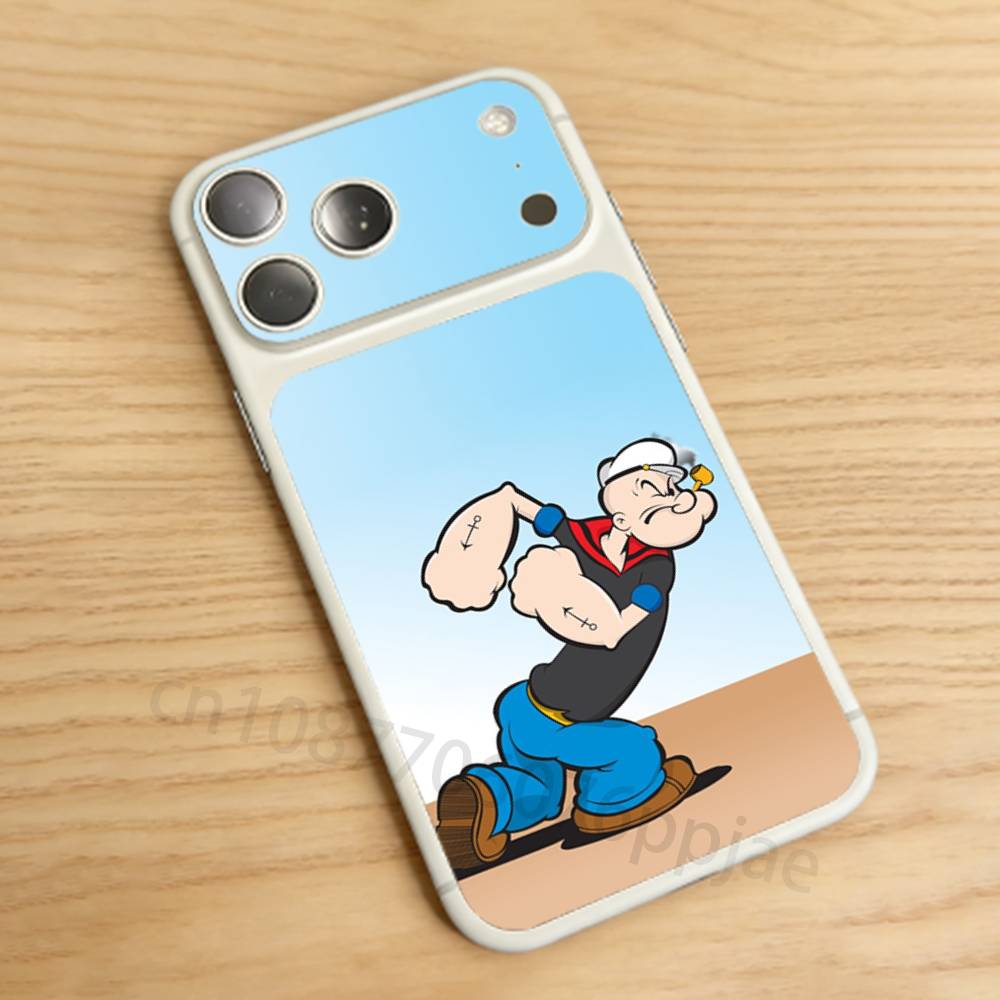 Попай Моряк Для iPhone 17pro/pro Max Защитная наклейка на весь корпус Цветная Защитная пленка для задней панели
