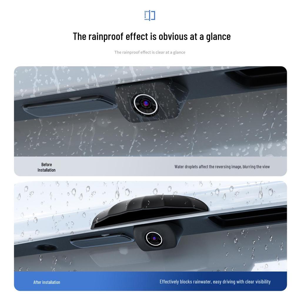 Универсальный водонепроницаемый 360° чехол-защита от дождя для камеры заднего вида