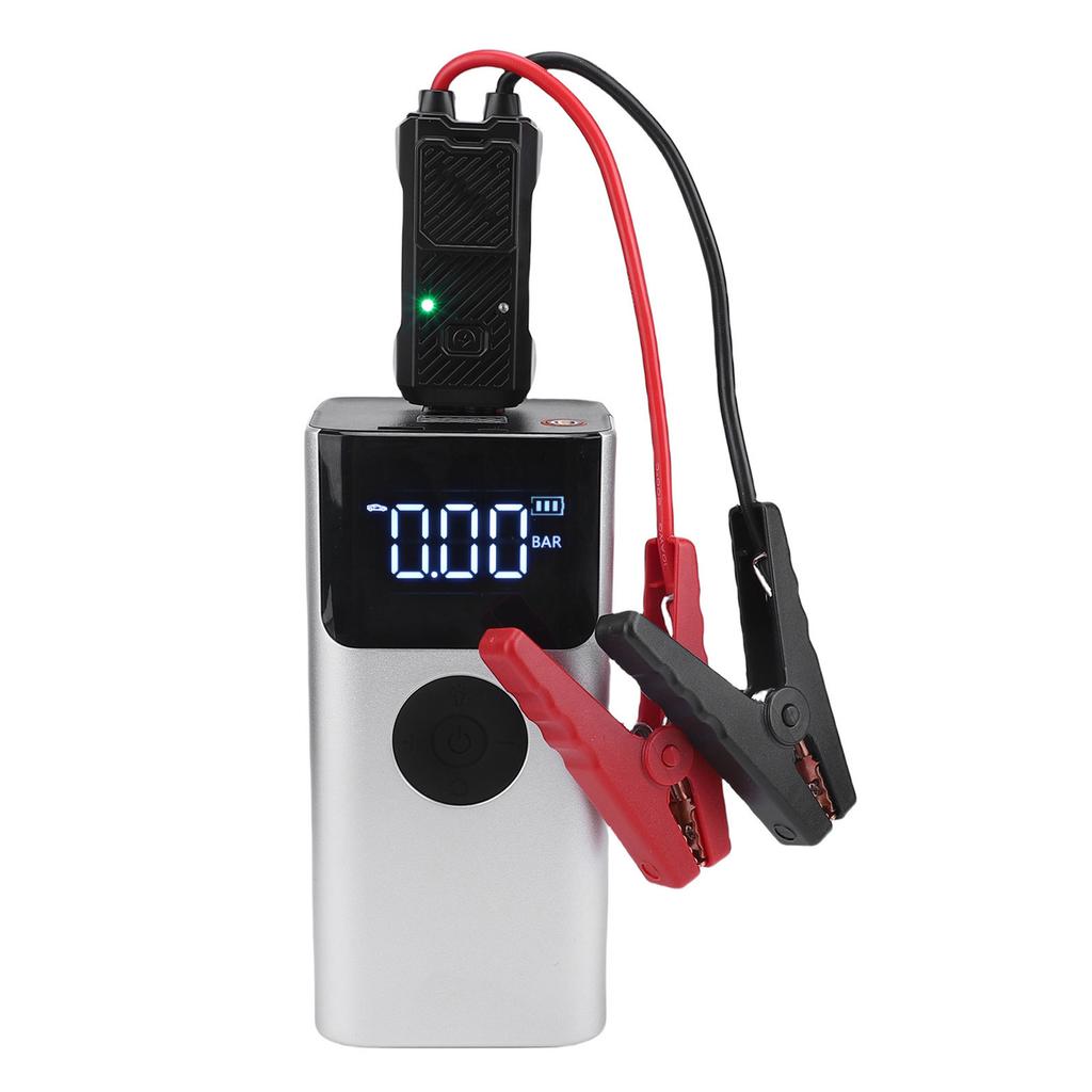 Пусковое устройство 150PSI 80W Пусковое устройство автомобильного аккумулятора Аккумуляторная батарея Накачка шин Портативный воздушный компрессор для грузовиков