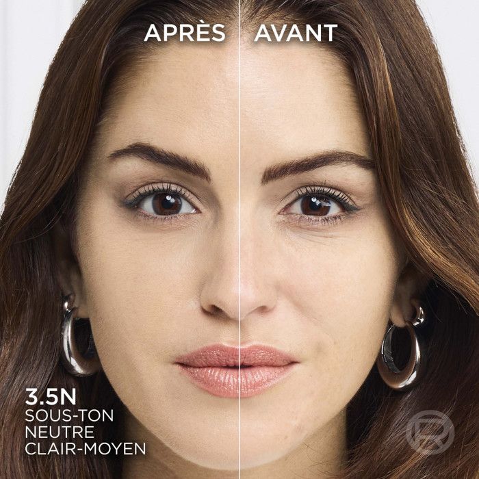 L'Oréal Paris Accord Parfait Fond de Teint Fluide 3.5.N Pêche 30ml
