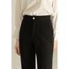 Mengshuya Women's High-Waist Slim Fit Micro Flare Pants